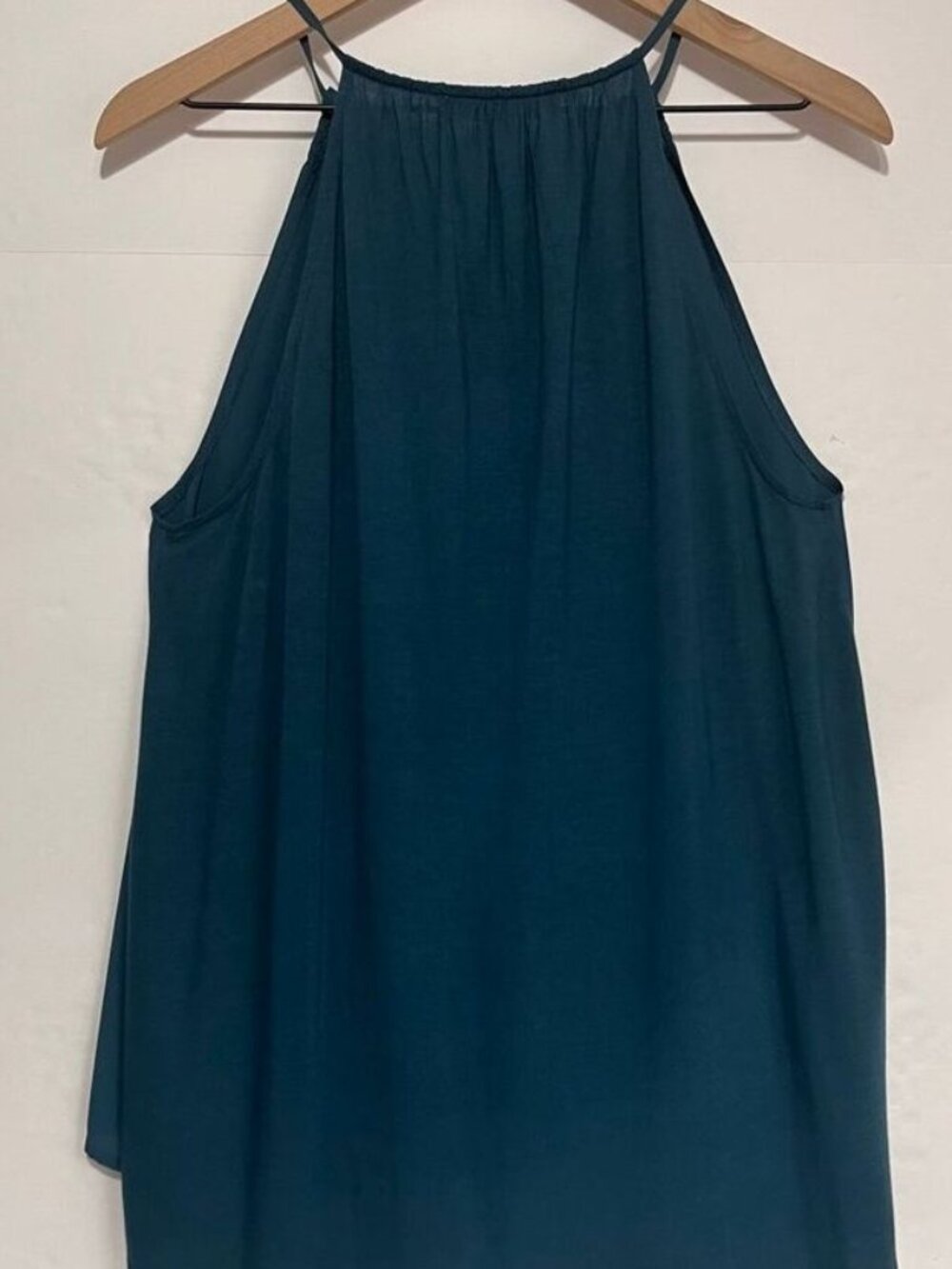 Dark Teal Halter Top Size L - Picture 2 of 2